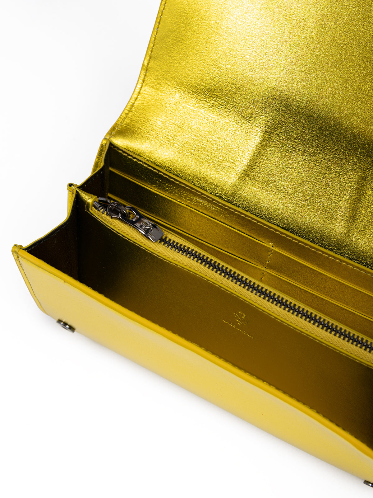 Ferrari Metal Yellow GT Lackleder-Gelbgeldbörse