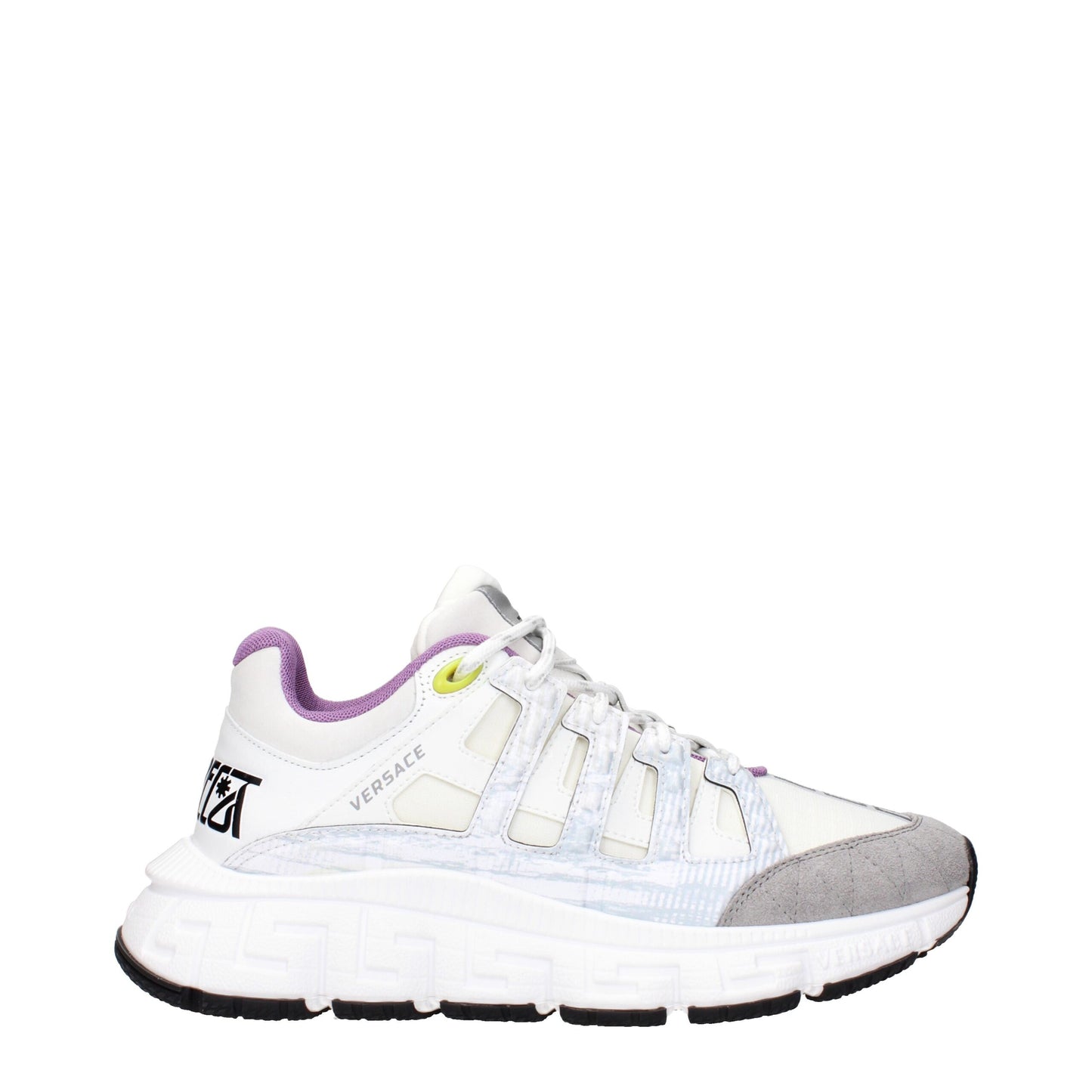 Versace Beige Stoff Sportschuhe