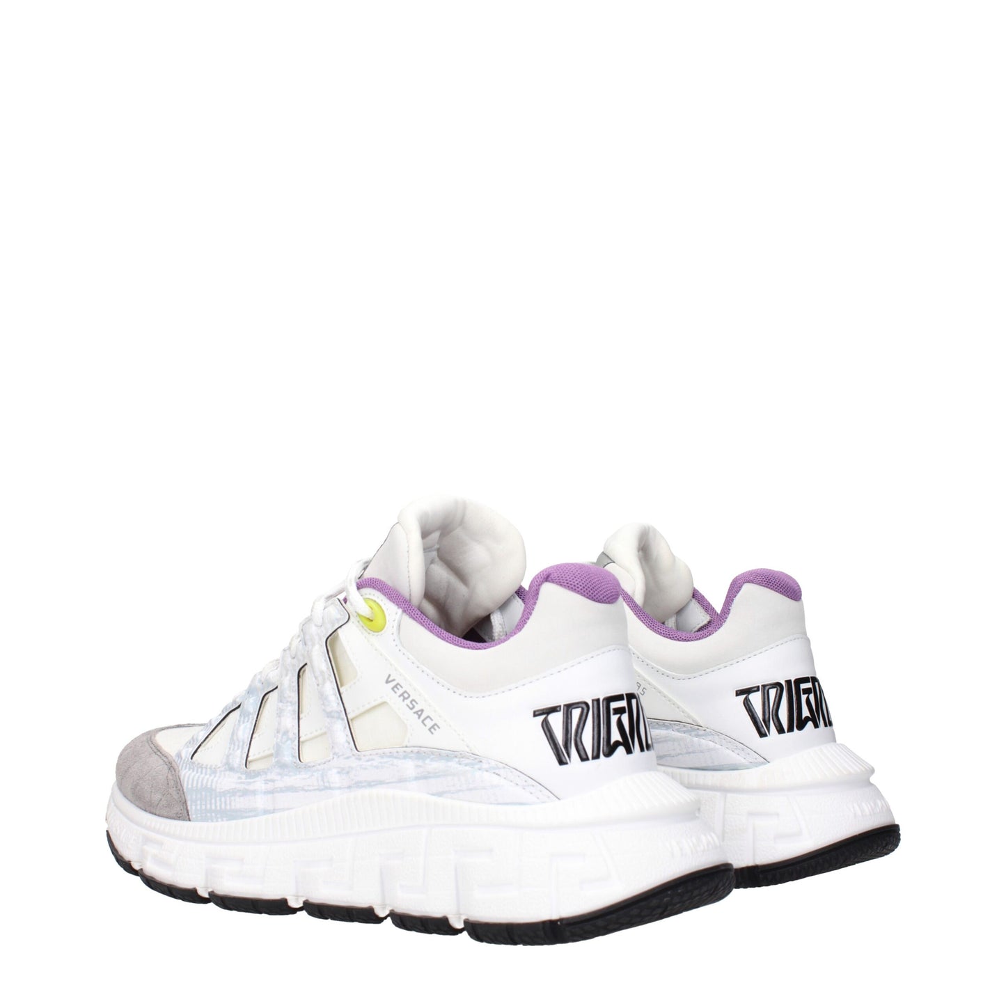 Versace Beige Stoff Sportschuhe
