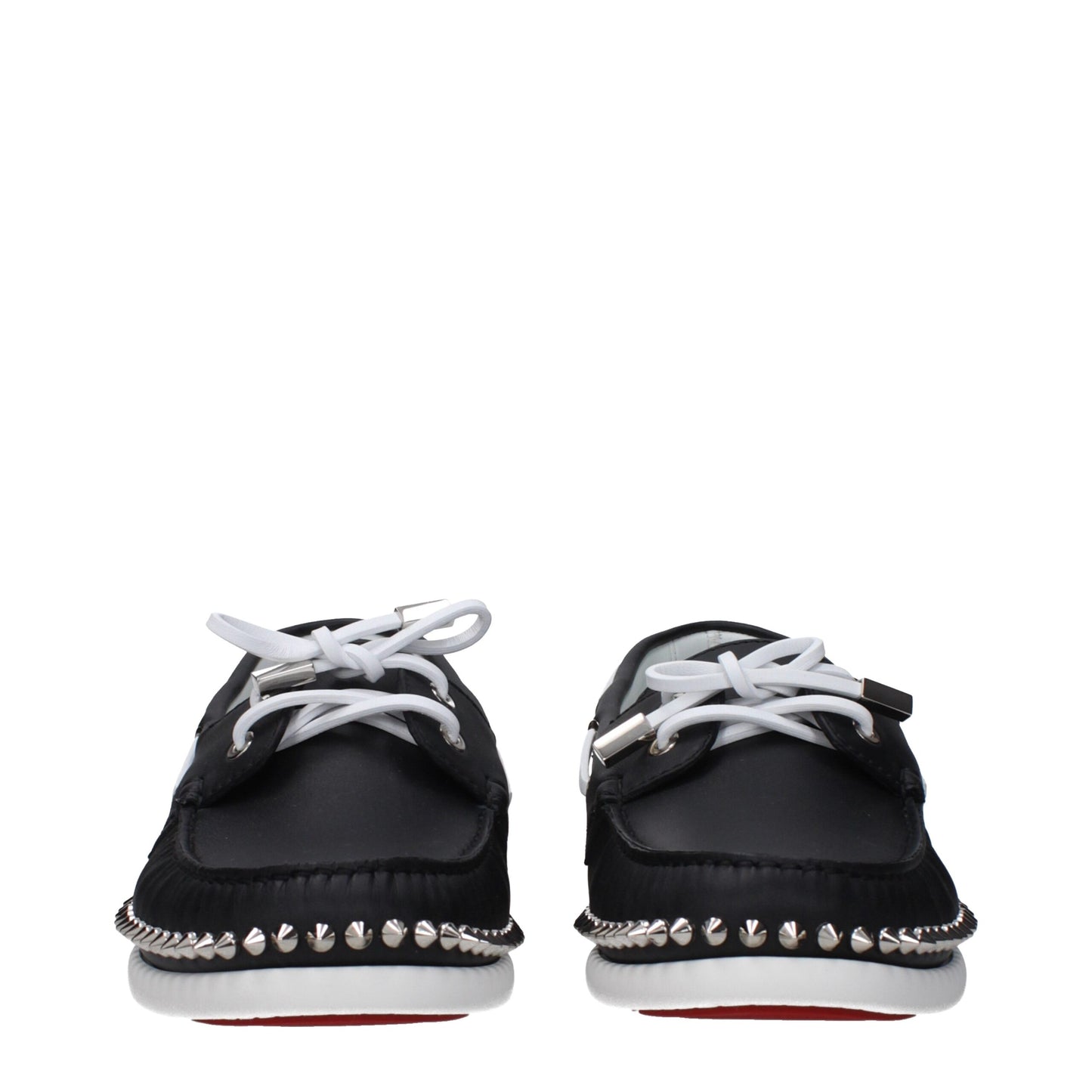 Christian Louboutin – Slipper aus schwarzem Leder