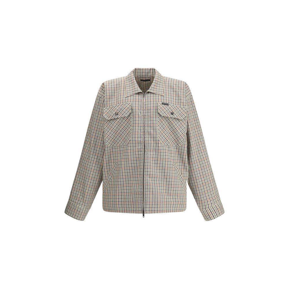 Balenciaga-Shirt mit Reißverschluss
