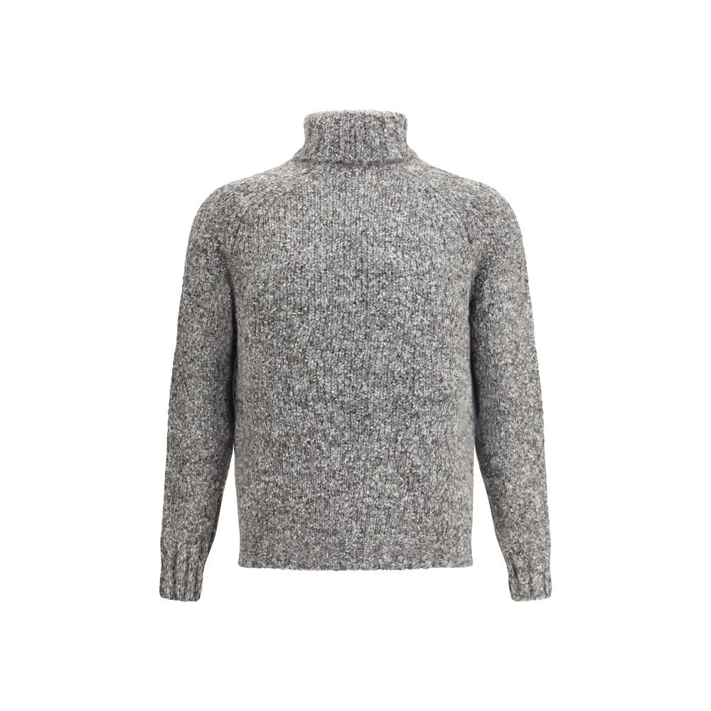 Pull col roulé boutonné Brunello Cucinelli