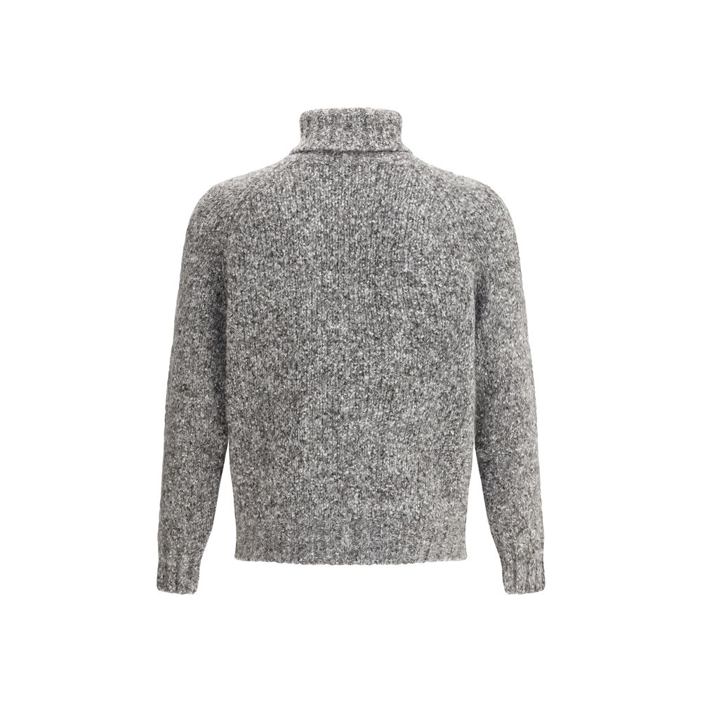 Pull col roulé boutonné Brunello Cucinelli