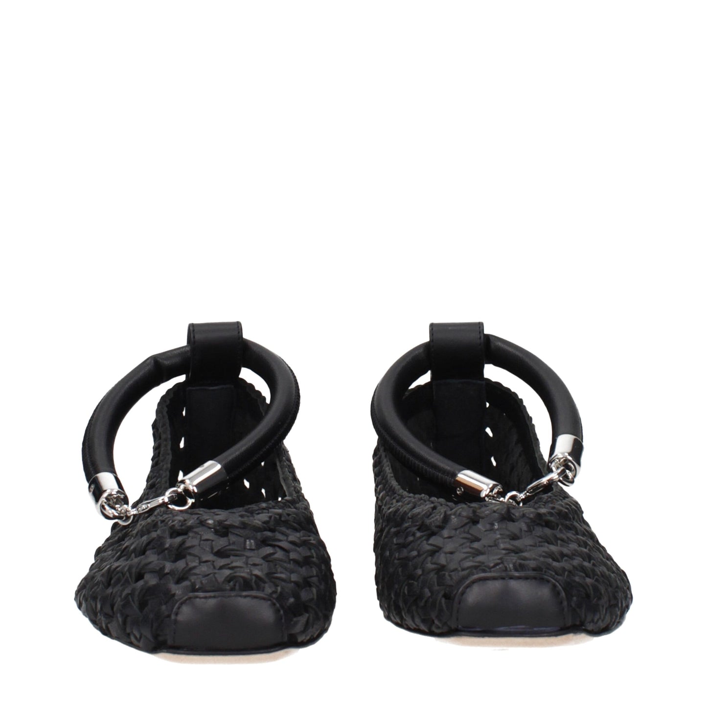 Max Mara – Schwarze Ballerinas aus Leder