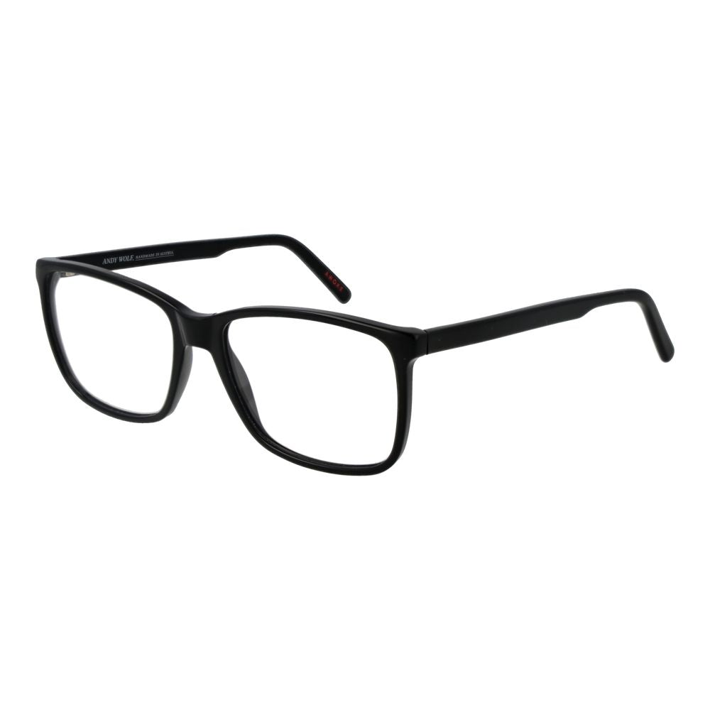 Montures de lunettes de vue unicolores noires pour homme et femme de Andy Wolf