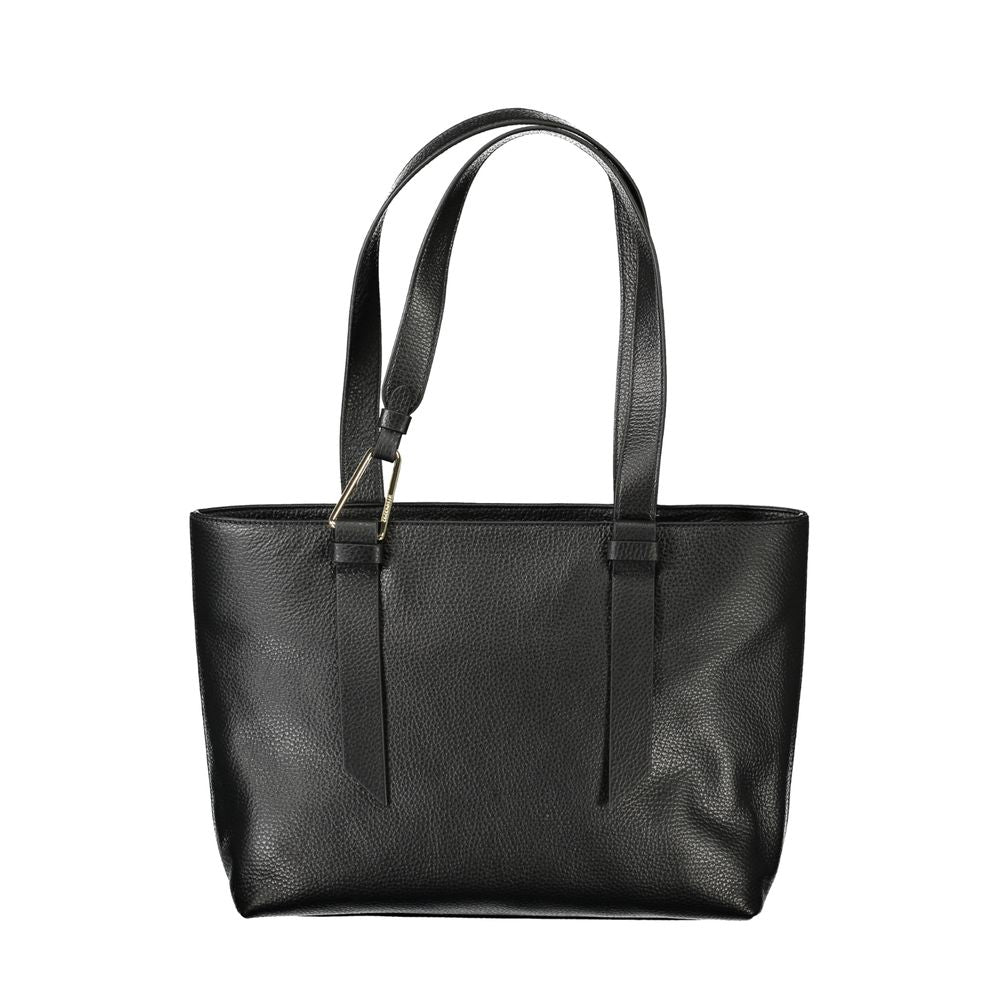 Sac à main en cuir noir