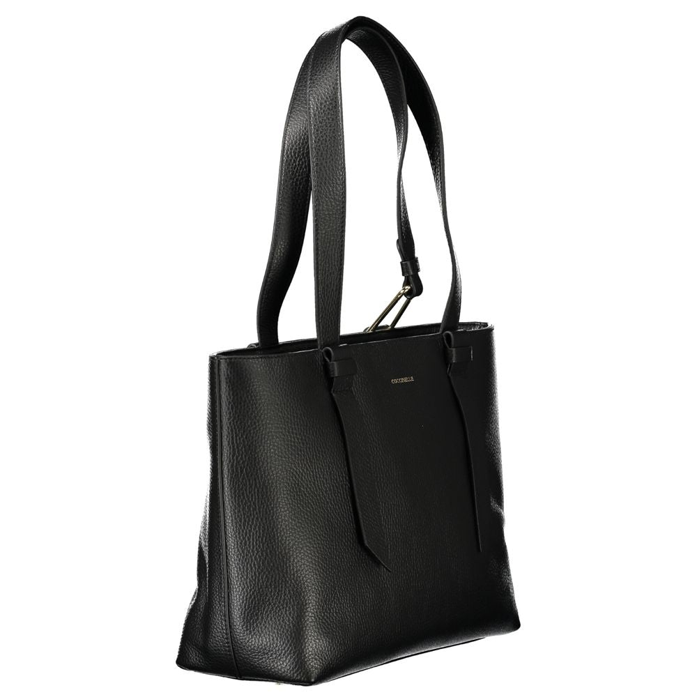Coccinelle Schwarze Lederhandtasche