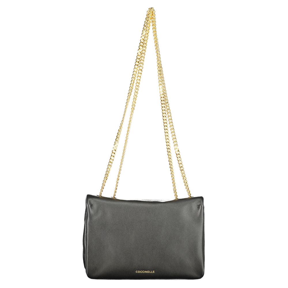 Coccinelle Schwarze Leder Damen Handtasche