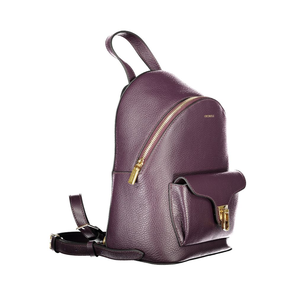 Coccinelle Lila Leder Damen Rucksack