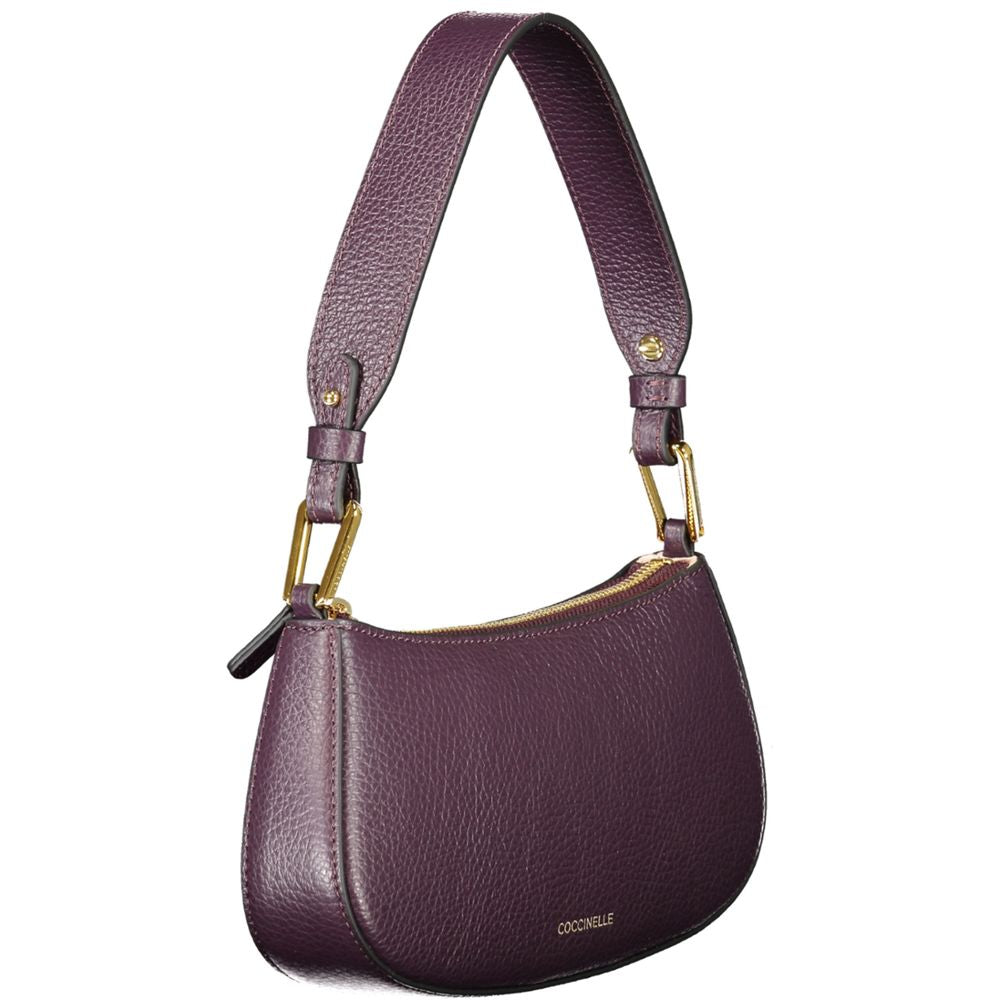 Sac à main Coccinelle en cuir violet pour femme