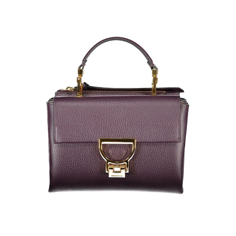 Sac à main Coccinelle en cuir violet pour femme