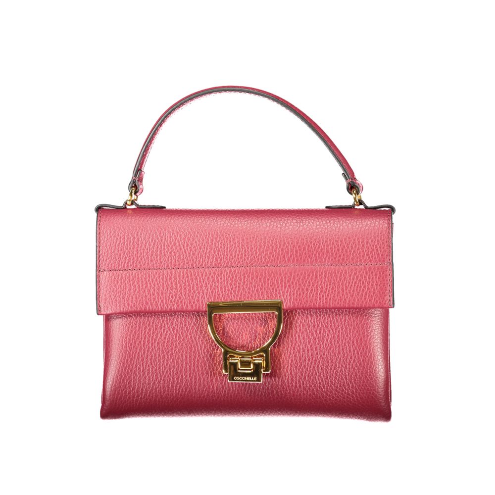 Sac à main Coccinelle en cuir violet pour femme