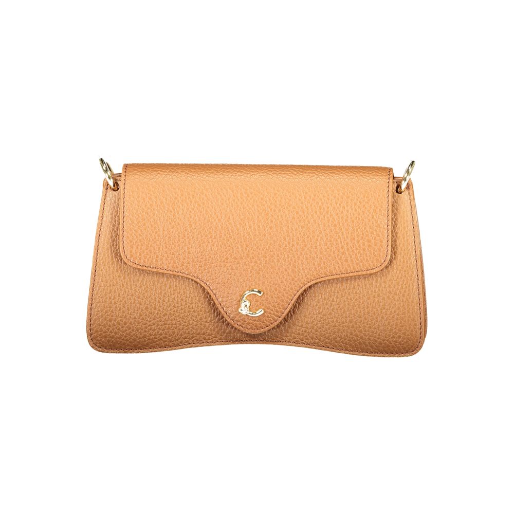 Sac à main en cuir marron Coccinelle