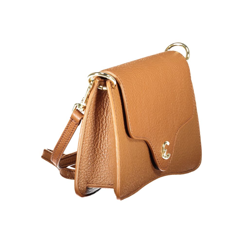 Sac à main en cuir marron Coccinelle