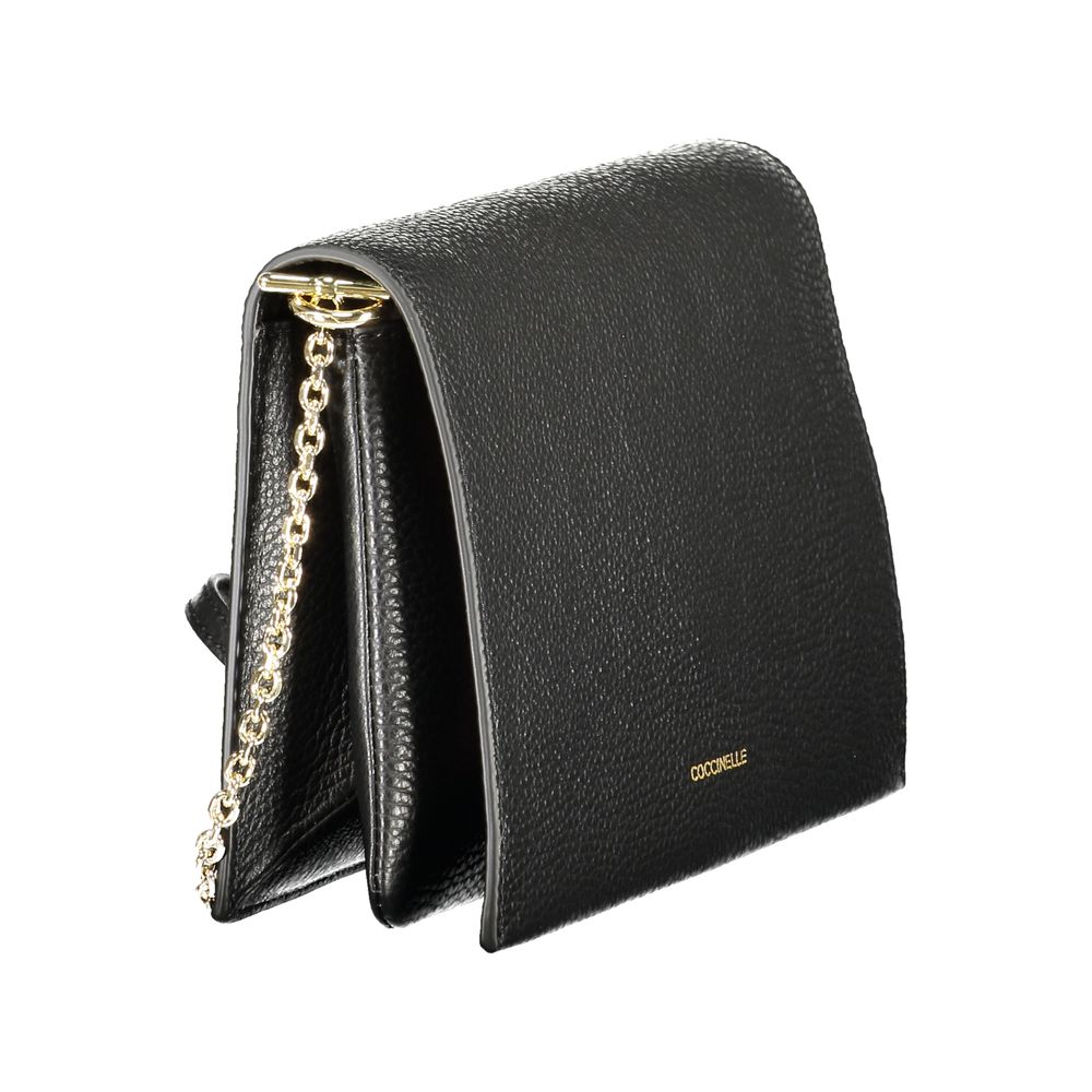 Coccinelle Schwarze Leder Damen Handtasche
