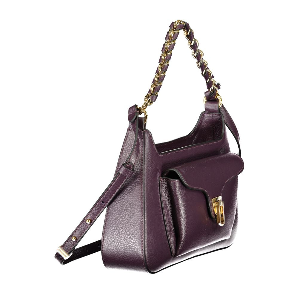 Sac à main Coccinelle en cuir violet pour femme