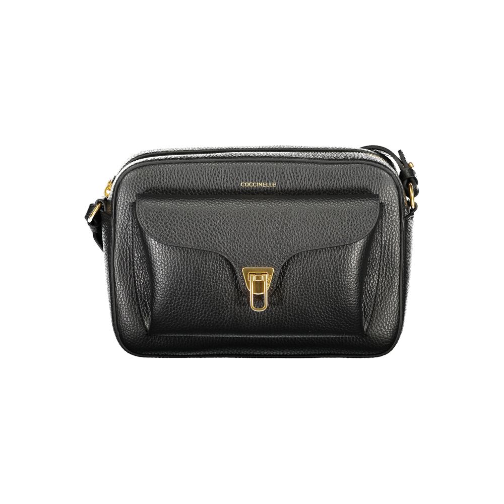 Coccinelle Schwarze Leder Damen Handtasche