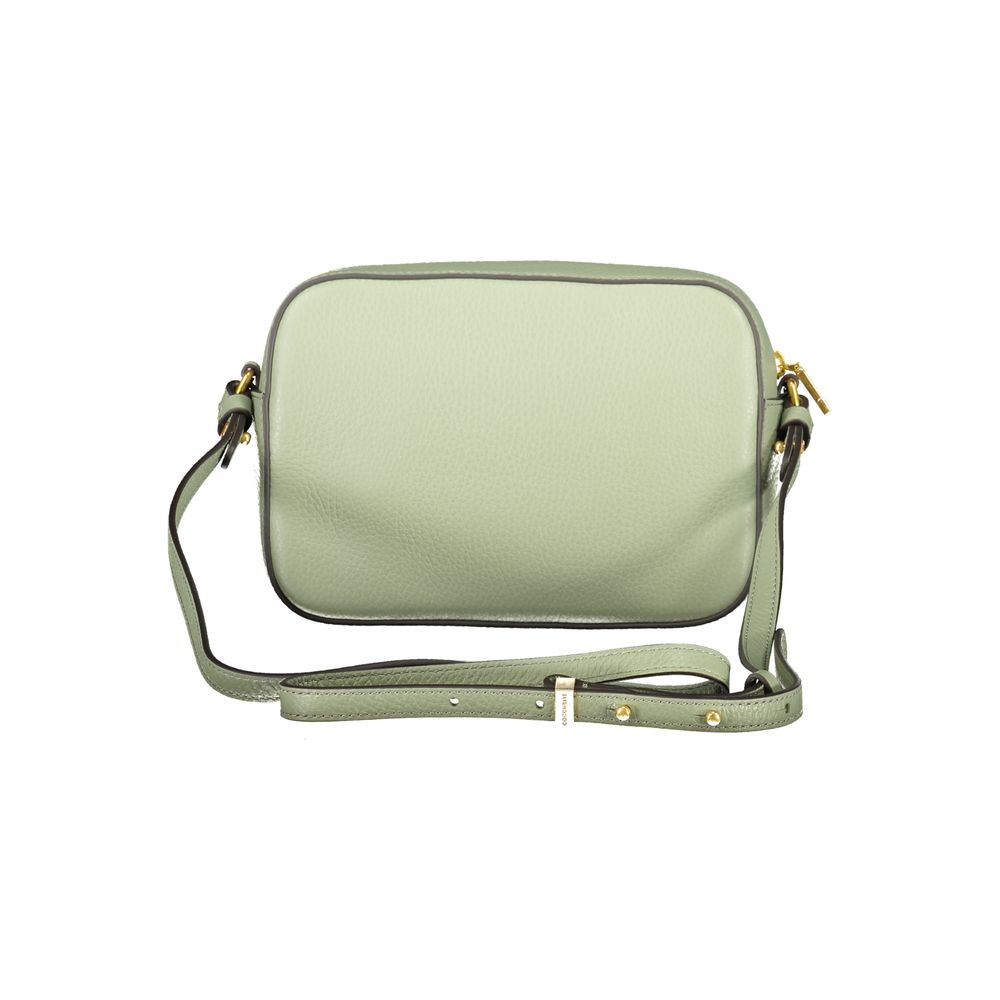 Sac à main en cuir vert Coccinelle