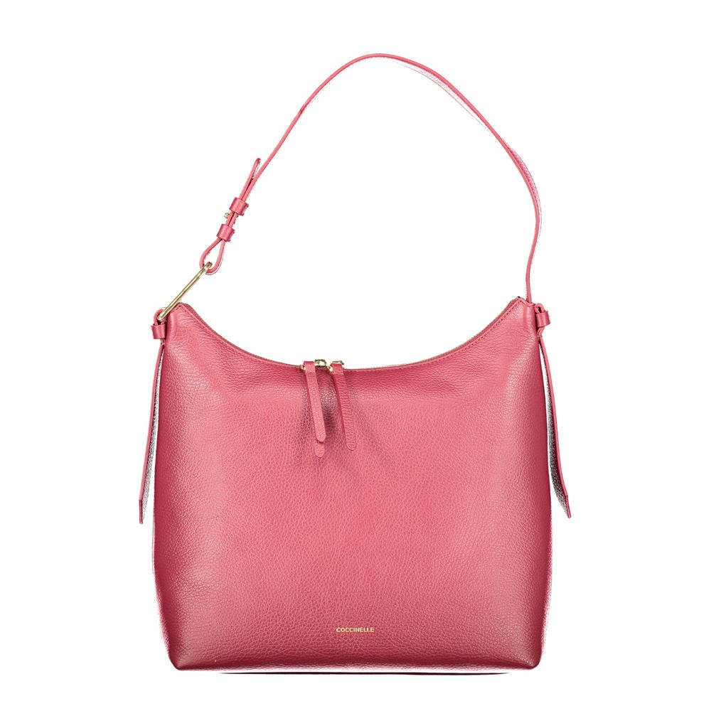 Sac à main Coccinelle en cuir violet pour femme