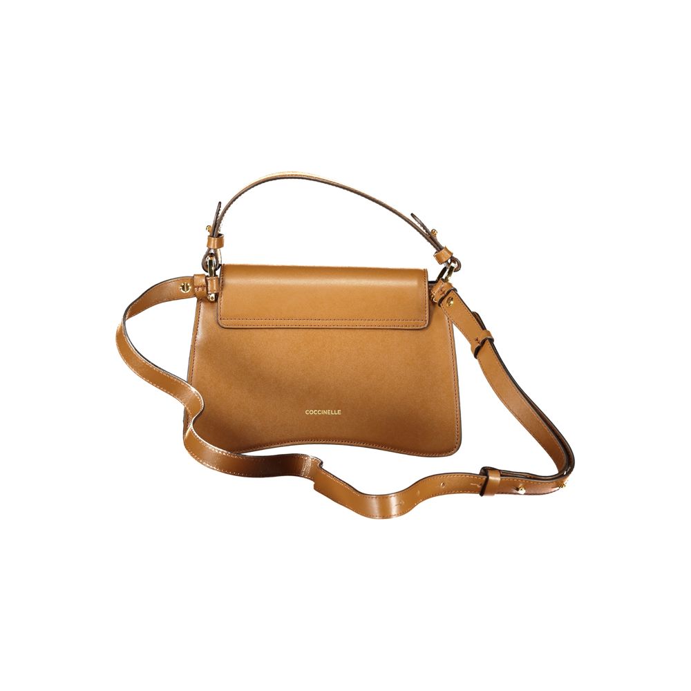 Coccinelle Braune Leder Damen Handtasche