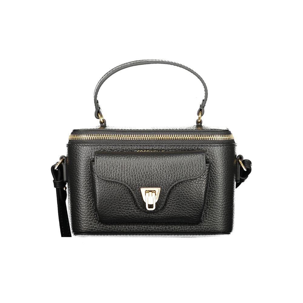 Coccinelle Schwarze Leder Damen Handtasche