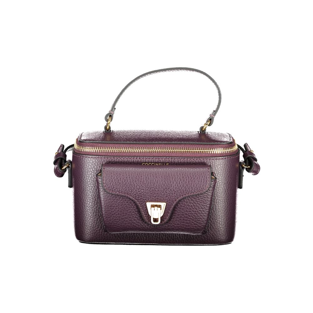 Sac à main Coccinelle en cuir violet pour femme