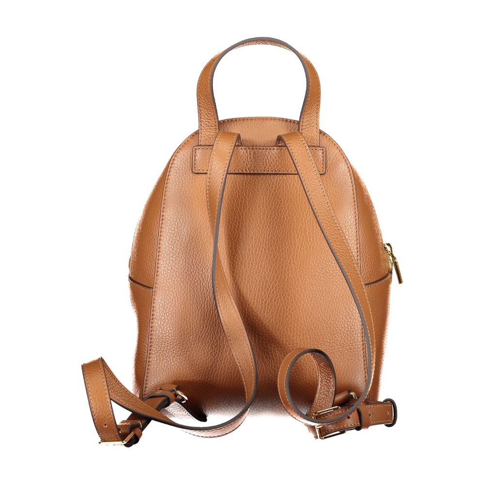 Coccinelle Brauner Leder Damen Rucksack