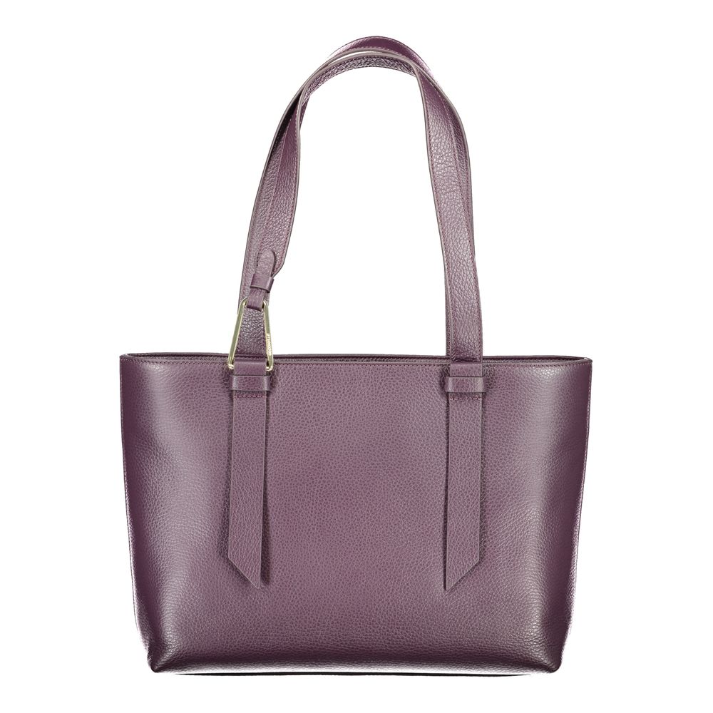 Sac à main Coccinelle en cuir violet pour femme