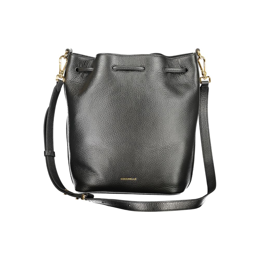 Coccinelle Schwarze Leder Damen Handtasche