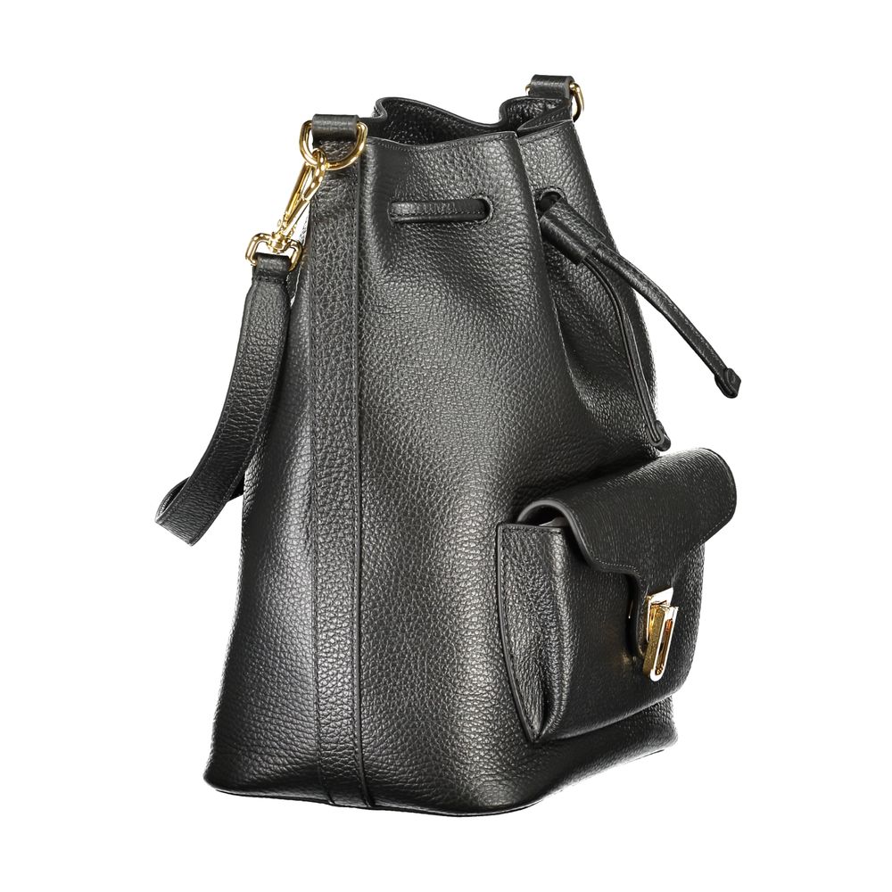Coccinelle Schwarze Leder Damen Handtasche