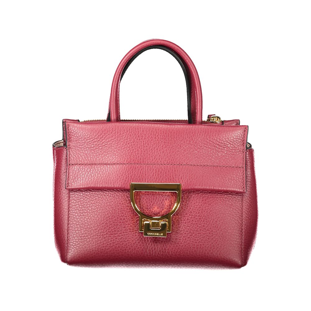 Sac à main Coccinelle en cuir violet pour femme