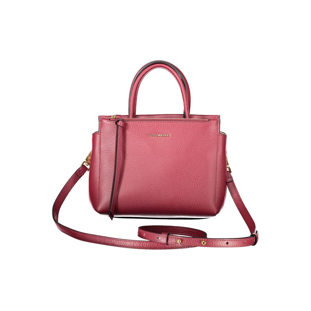Sac à main Coccinelle en cuir violet pour femme