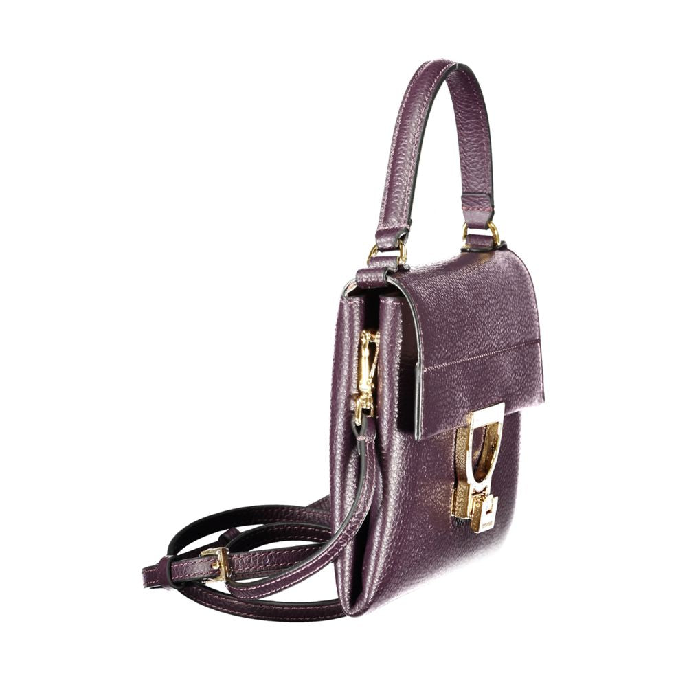 Sac à main Coccinelle en cuir violet pour femme