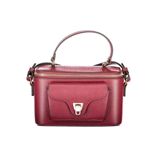 Sac à main Coccinelle en cuir violet pour femme