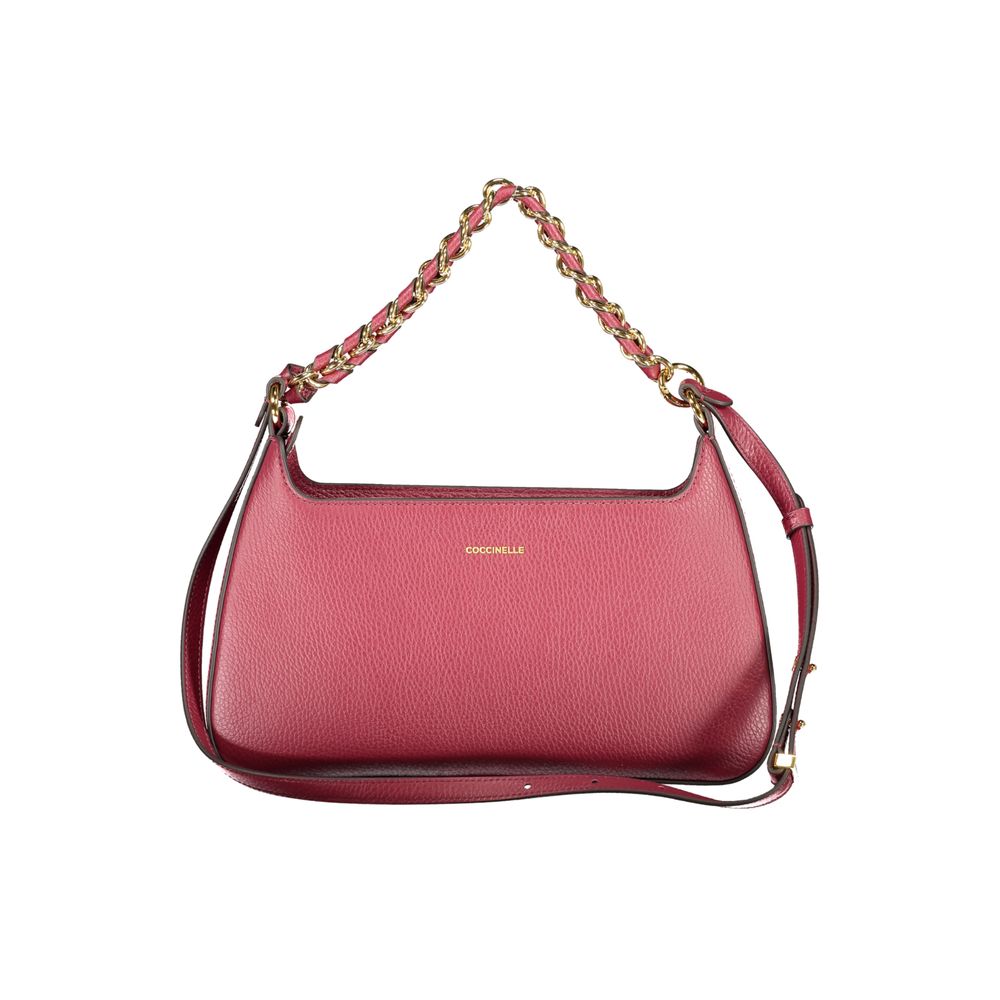 Sac à main Coccinelle en cuir violet pour femme