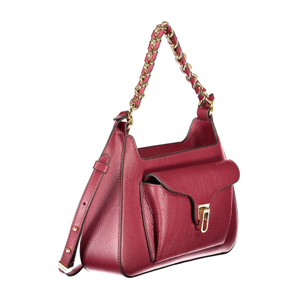 Sac à main Coccinelle en cuir violet pour femme