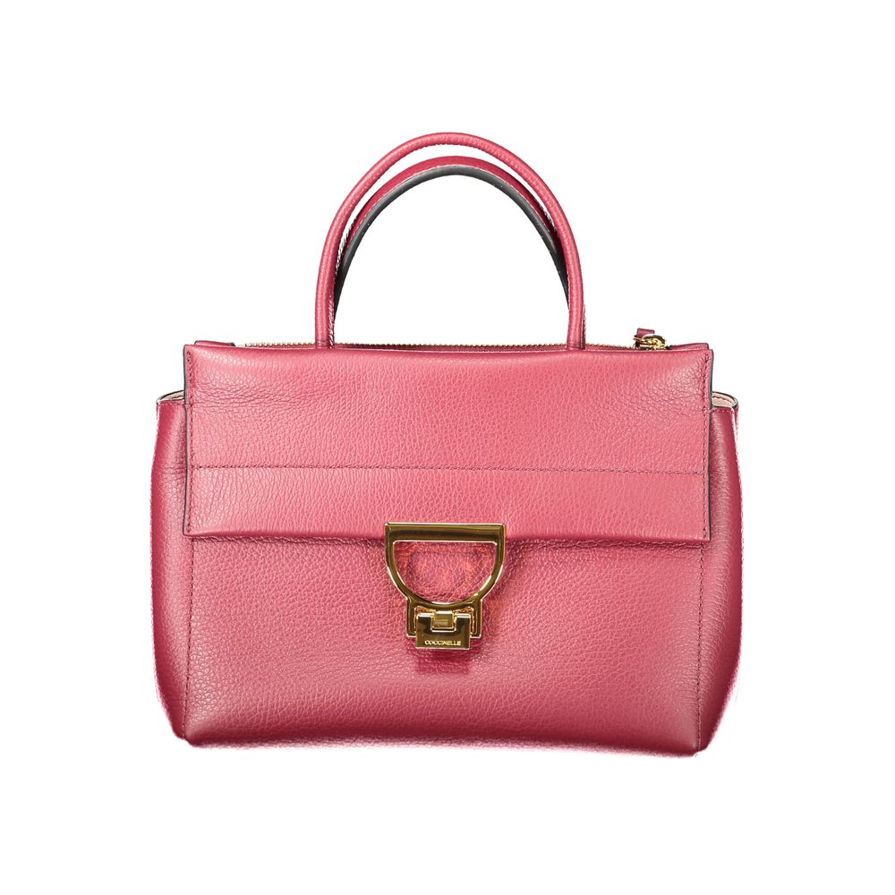 Sac à main Coccinelle en cuir violet pour femme