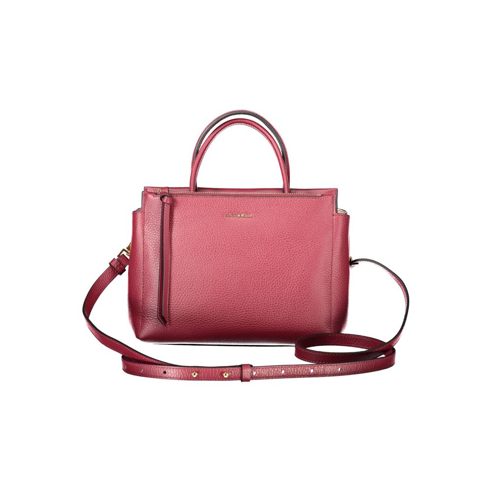 Sac à main Coccinelle en cuir violet pour femme