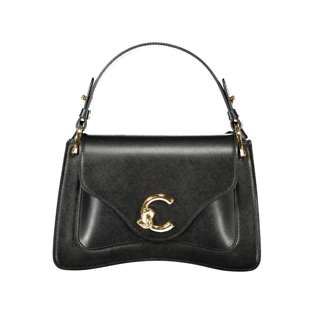 Sac à main en cuir noir Coccinelle