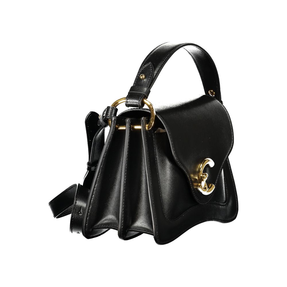 Sac à main en cuir noir Coccinelle