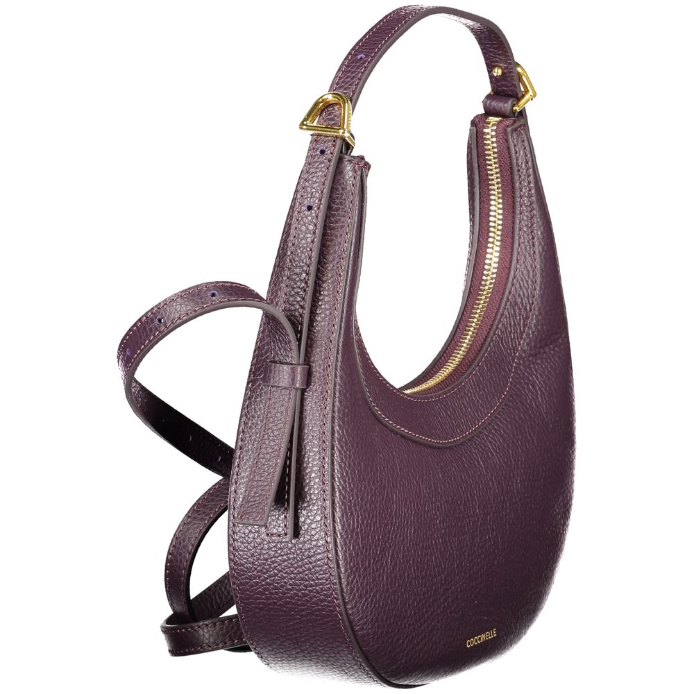 Sac à main Coccinelle en cuir violet pour femme