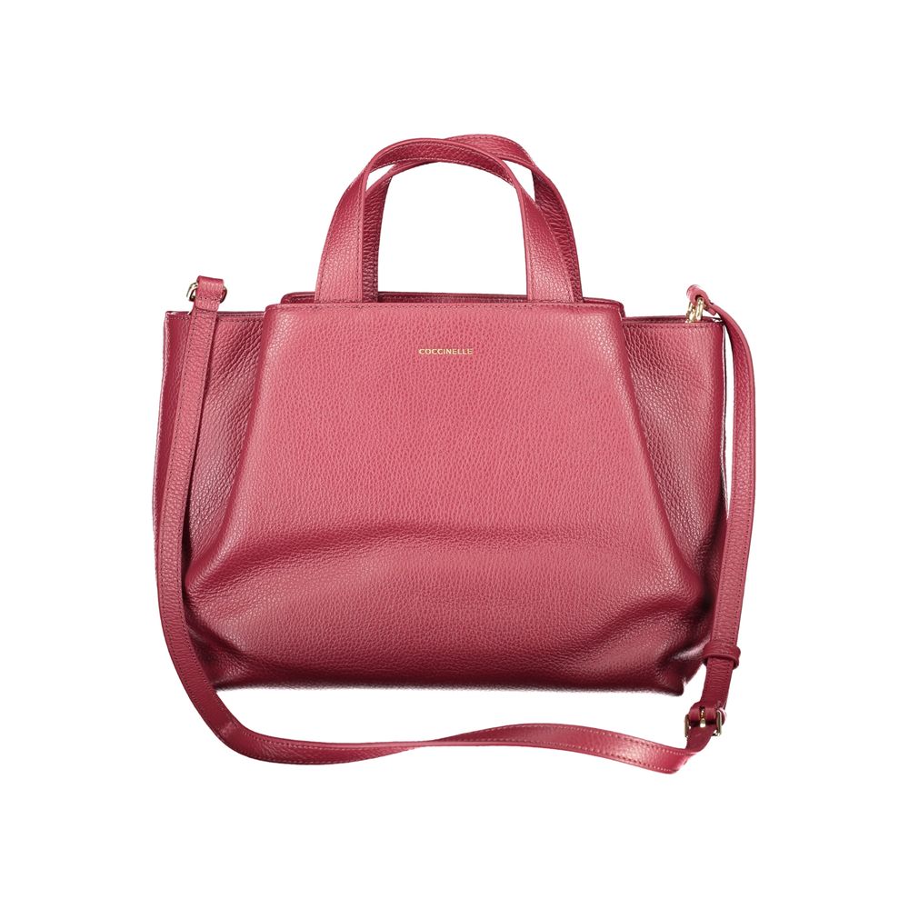 Sac à main Coccinelle en cuir violet pour femme