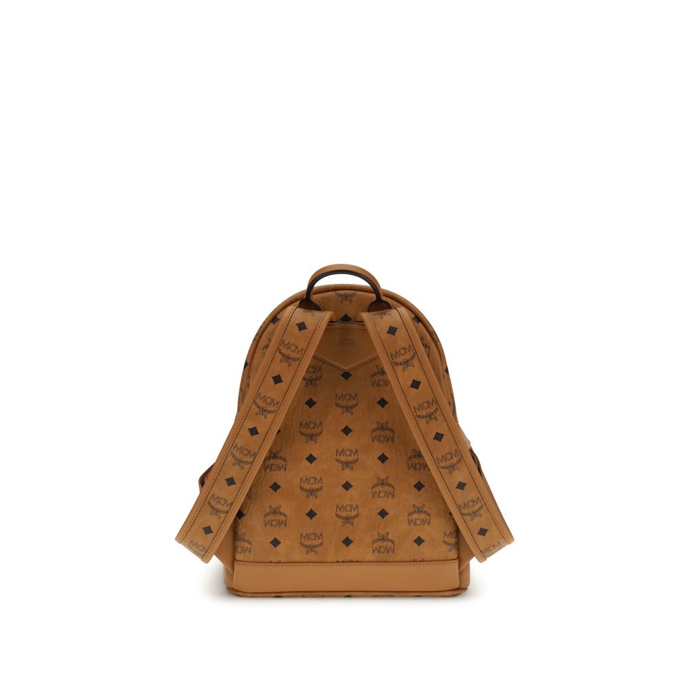Petit sac à dos Stark en toile imprimée MCM