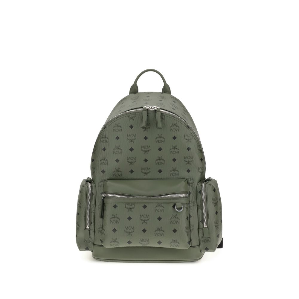 Sac à dos Stark en toile imprimée MCM