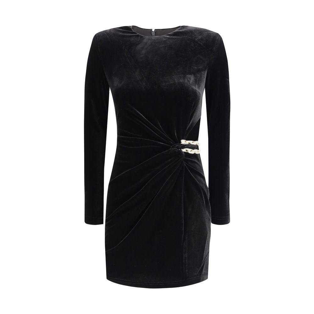 Robe courte en velours Self-Portrait