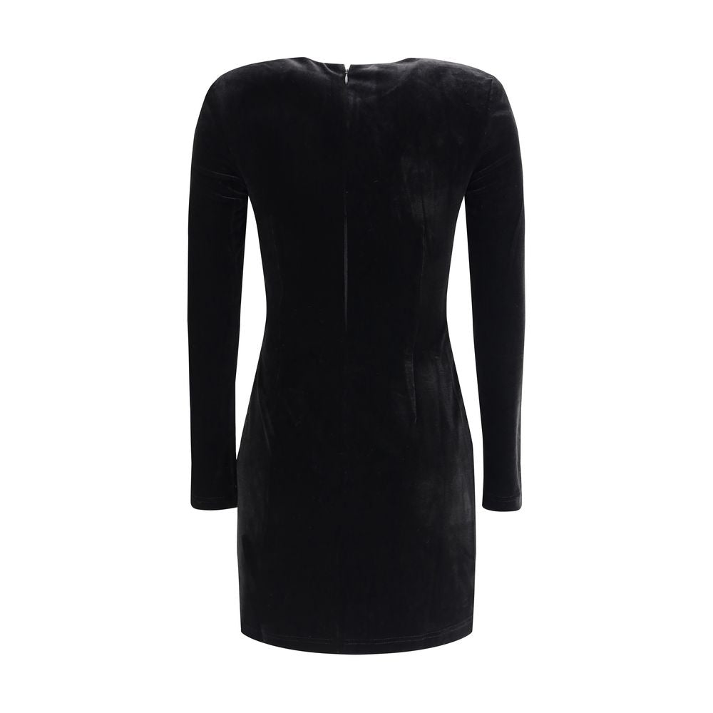 Robe courte en velours Self-Portrait
