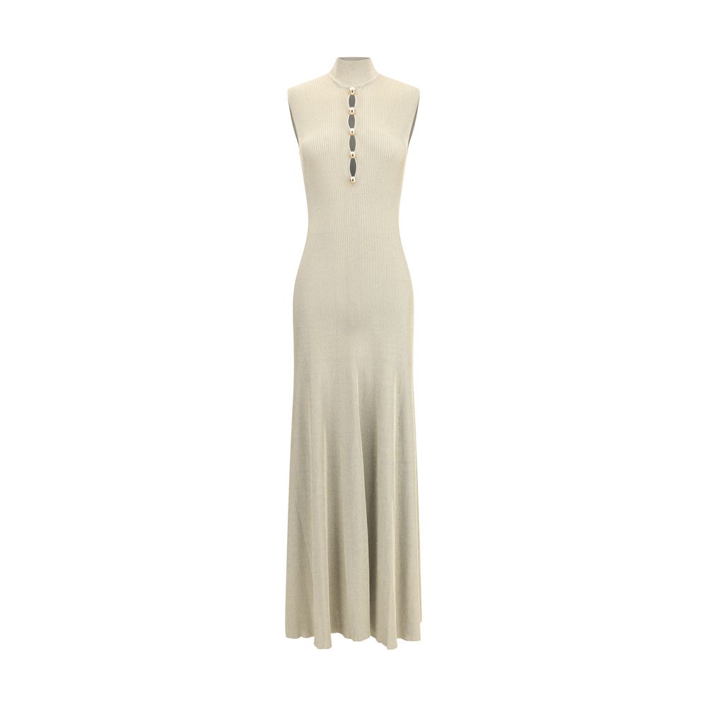 Robe longue en maille lurex Self-Portrait