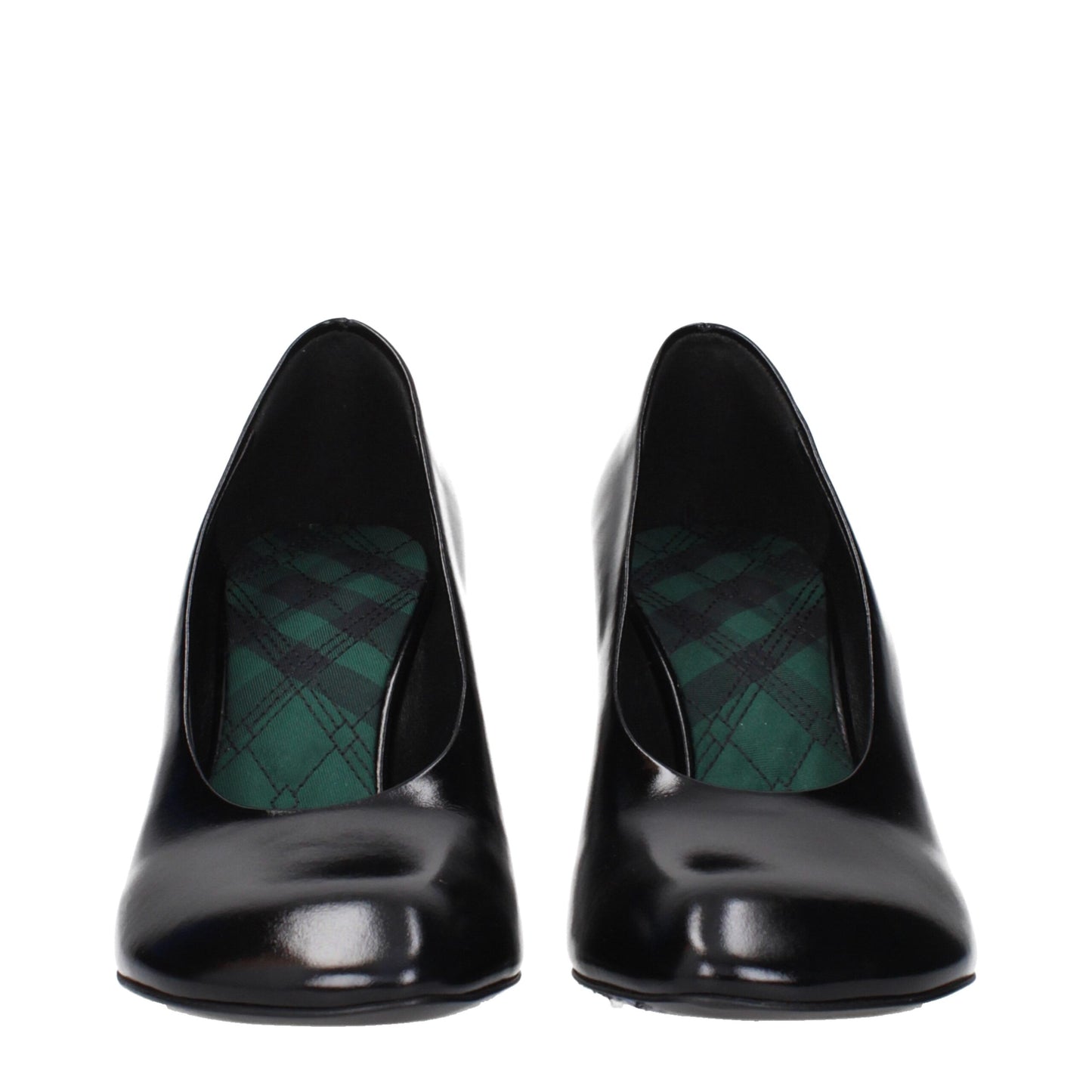 Burberry – Schwarze Pumps aus Leder mit hohem Absatz
