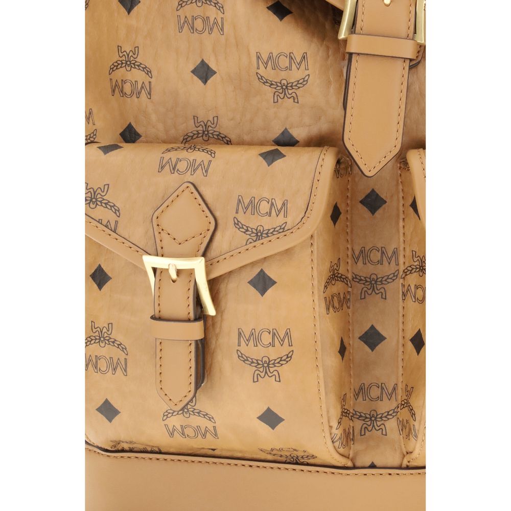 MCM Rucksack aus bedrucktem Canvas