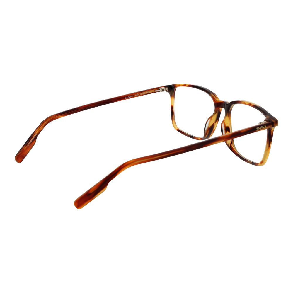 Ermenegildo Zegna Braune Unisex-Brillenfassungen